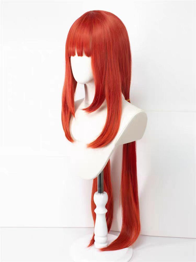 "Genshin Impact" Nilou COS Wig - Styling style, no need to trim, long pink hair, high temperature silk