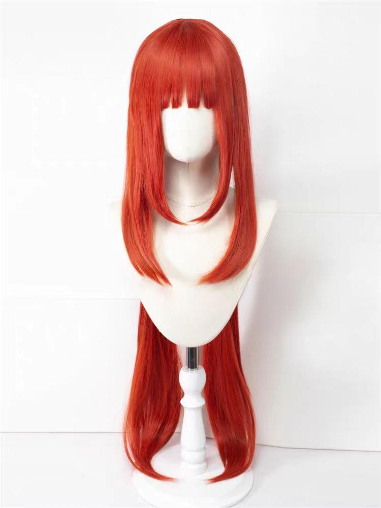 "Genshin Impact" Nilou COS Wig - Styling style, no need to trim, long pink hair, high temperature silk