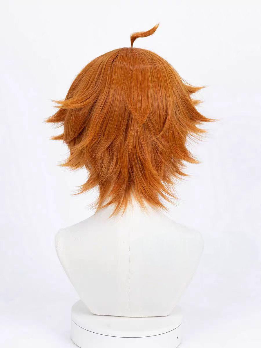 "Genshin Impact" Tartaglia / Childe COS Wig - Styling style, no trimming required, reddish brown short hair, high temperature silk