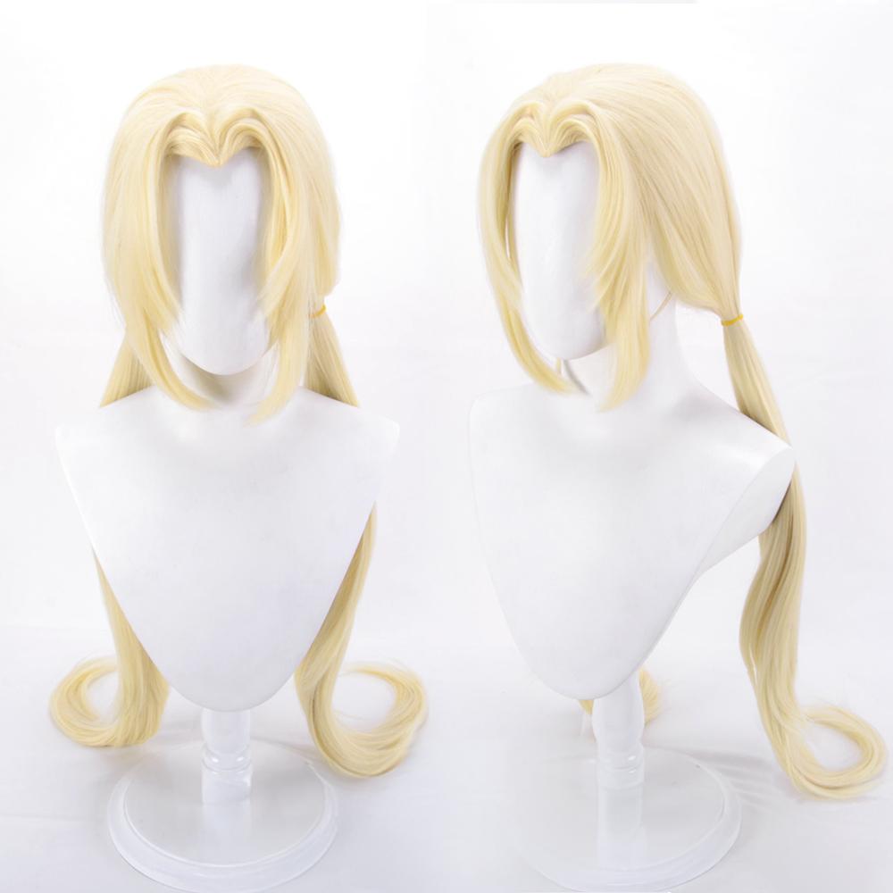 "Naruto" Tsunade COS Wig - Styling style, no need to trim, light purple long hair, high temperature wire