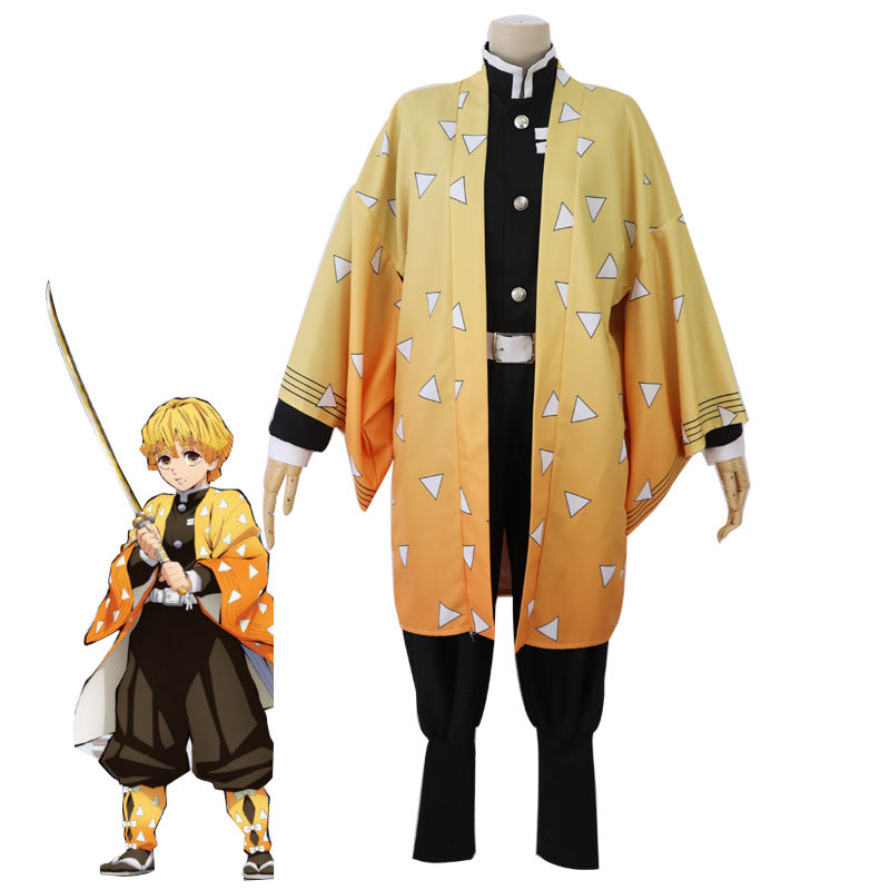 Zenitsu Agatsuma Cosplay Costume