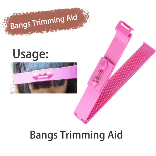 Precision bangs trimming aid