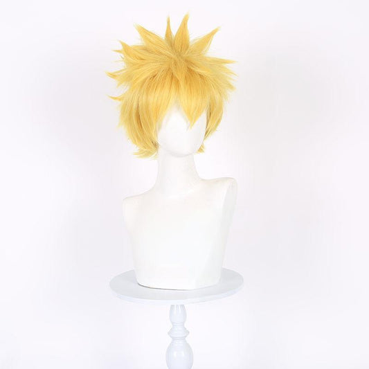 "Naruto" Uzumaki Naruto COS Wig - Styling style, no need to trim, short blond hair, high temperature wire