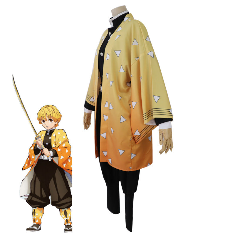 Zenitsu Agatsuma Cosplay Costume