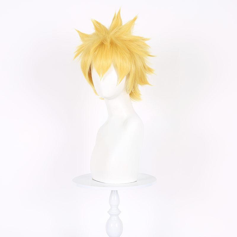 "Naruto" Uzumaki Naruto COS Wig - Styling style, no need to trim, short blond hair, high temperature wire