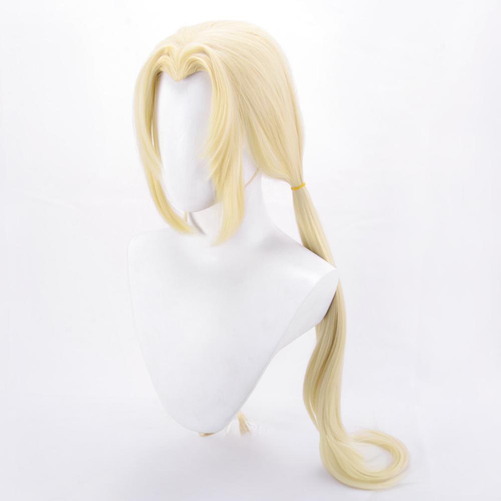 "Naruto" Tsunade COS Wig - Styling style, no need to trim, light purple long hair, high temperature wire