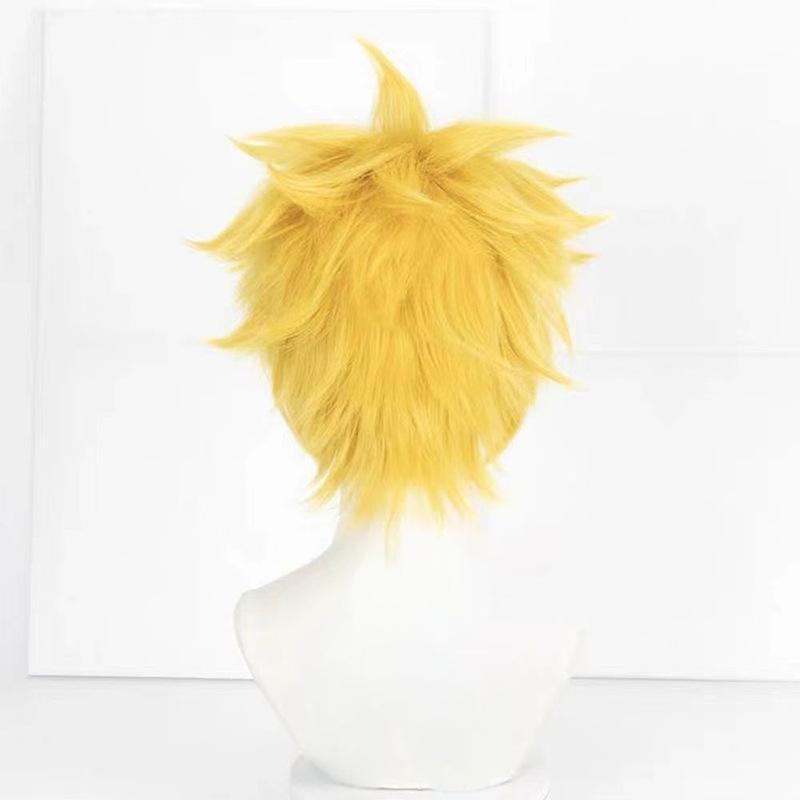 "Naruto" Uzumaki Naruto COS Wig - Styling style, no need to trim, short blond hair, high temperature wire