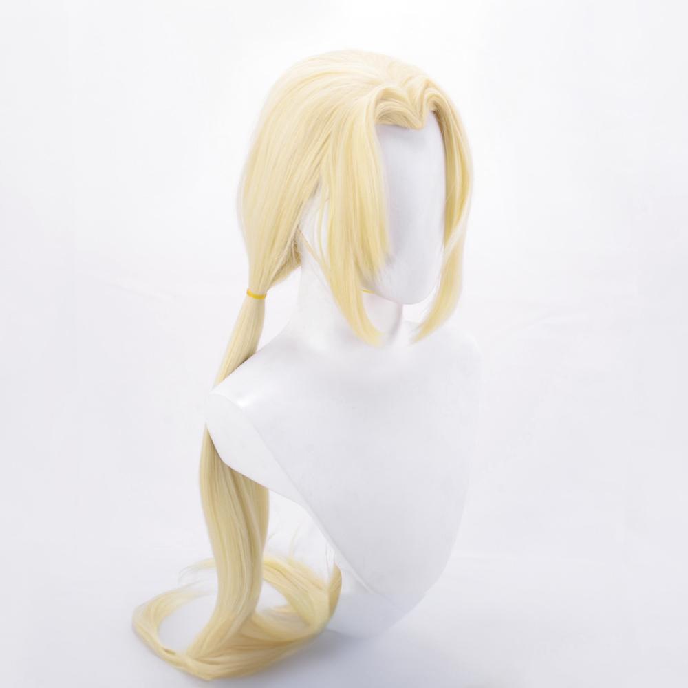 "Naruto" Tsunade COS Wig - Styling style, no need to trim, light purple long hair, high temperature wire