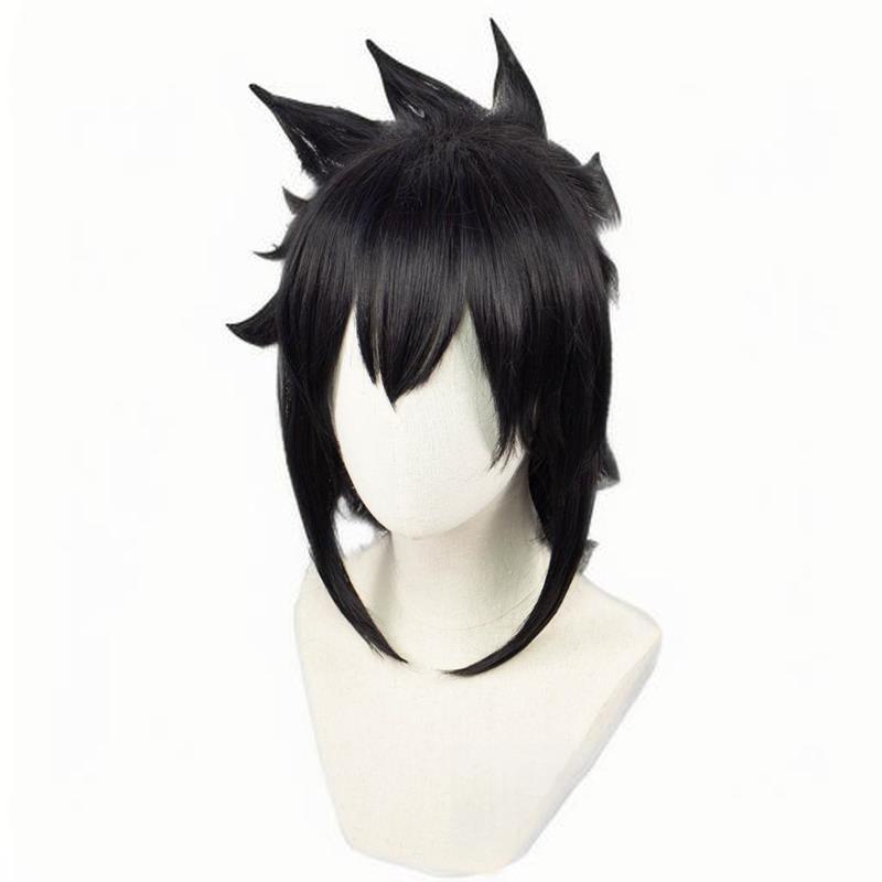 "Naruto" Uchiha Sasuke COS Wig - Styling style, no need to trim, black short hair, high temperature wire