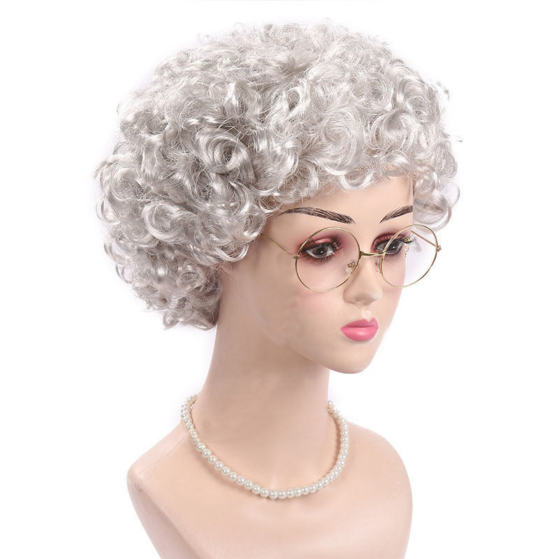 Afro Old Lady wig