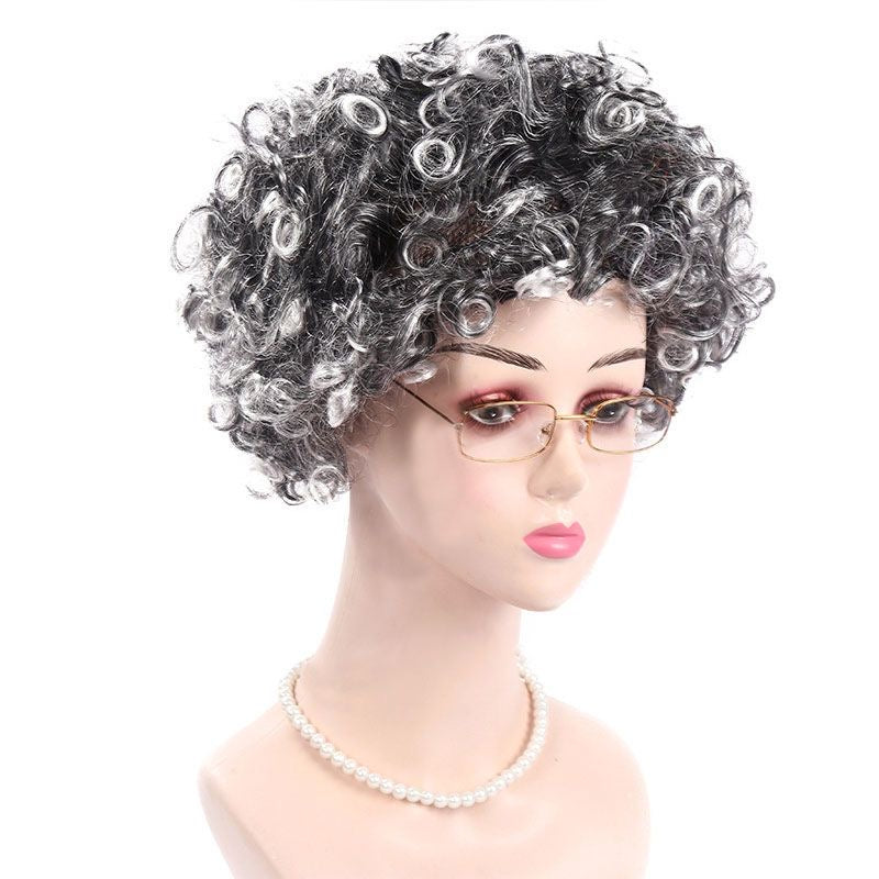 Afro Old Lady wig