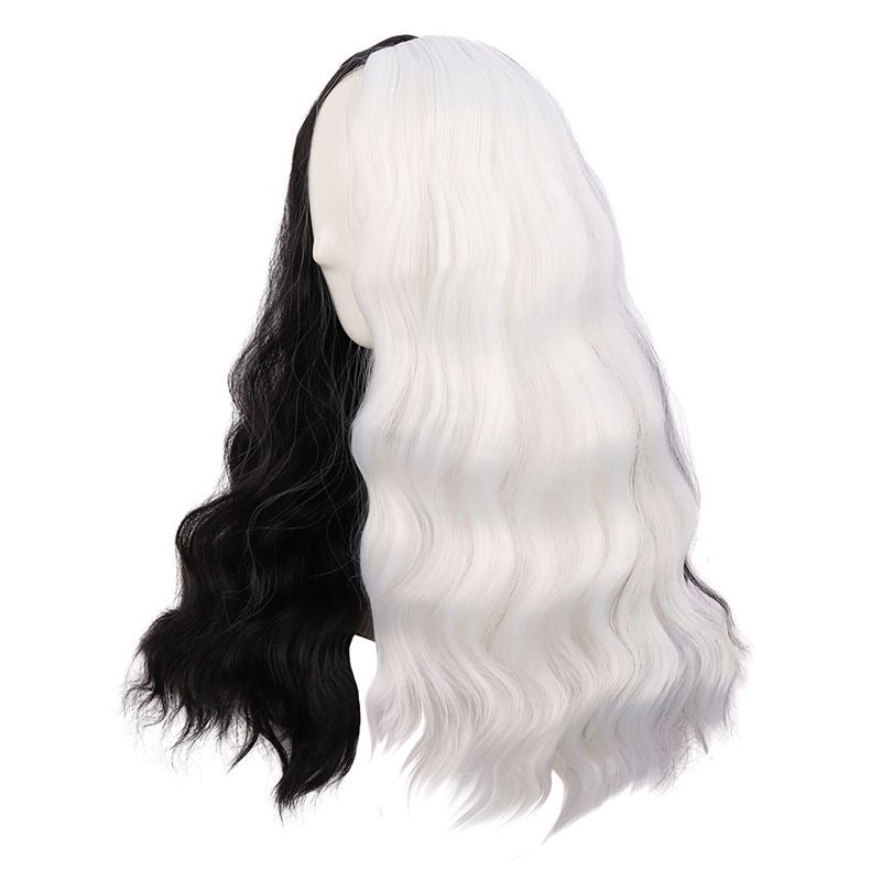 Cruella Black n White Wig