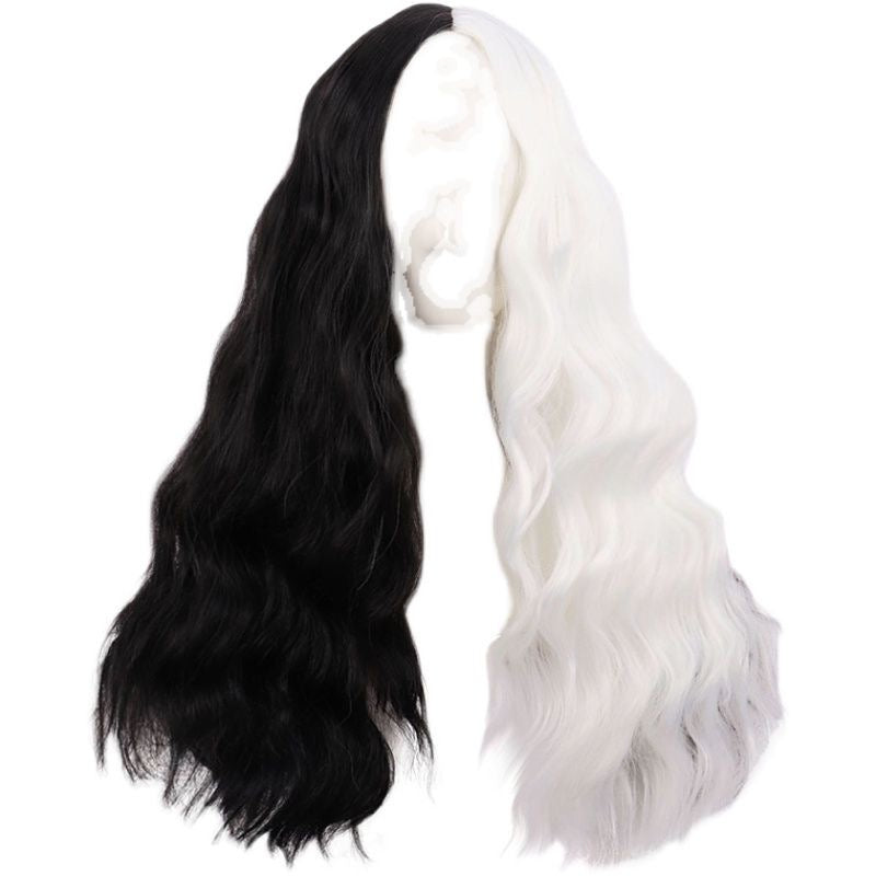 Cruella Black n White Wig