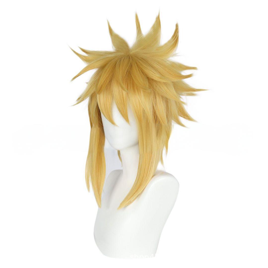 Naruto Minato Namikaze COS wig - styling style, no trimming required, short blond hair, high temperature wire